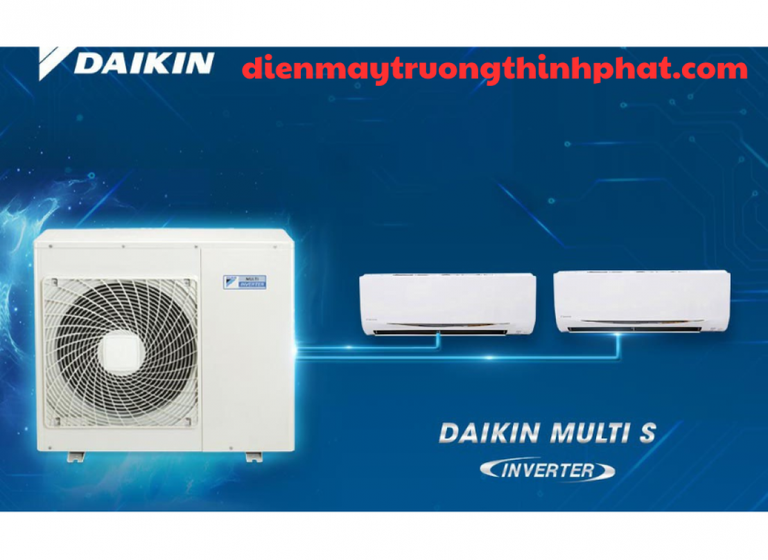 Hệ thống máy lạnh Daikin Multi S Inverter 3.0 HP (3 Ngựa) - MKC70SVMV-CTKC25RVMV+CTKC25RVMV+CTKC25RVMV